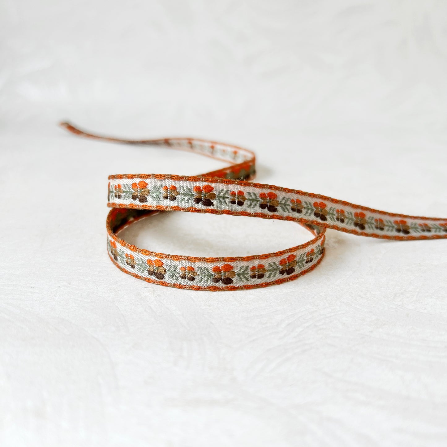 Narrow Floral Dash Jacquard - Multiple Colorways
