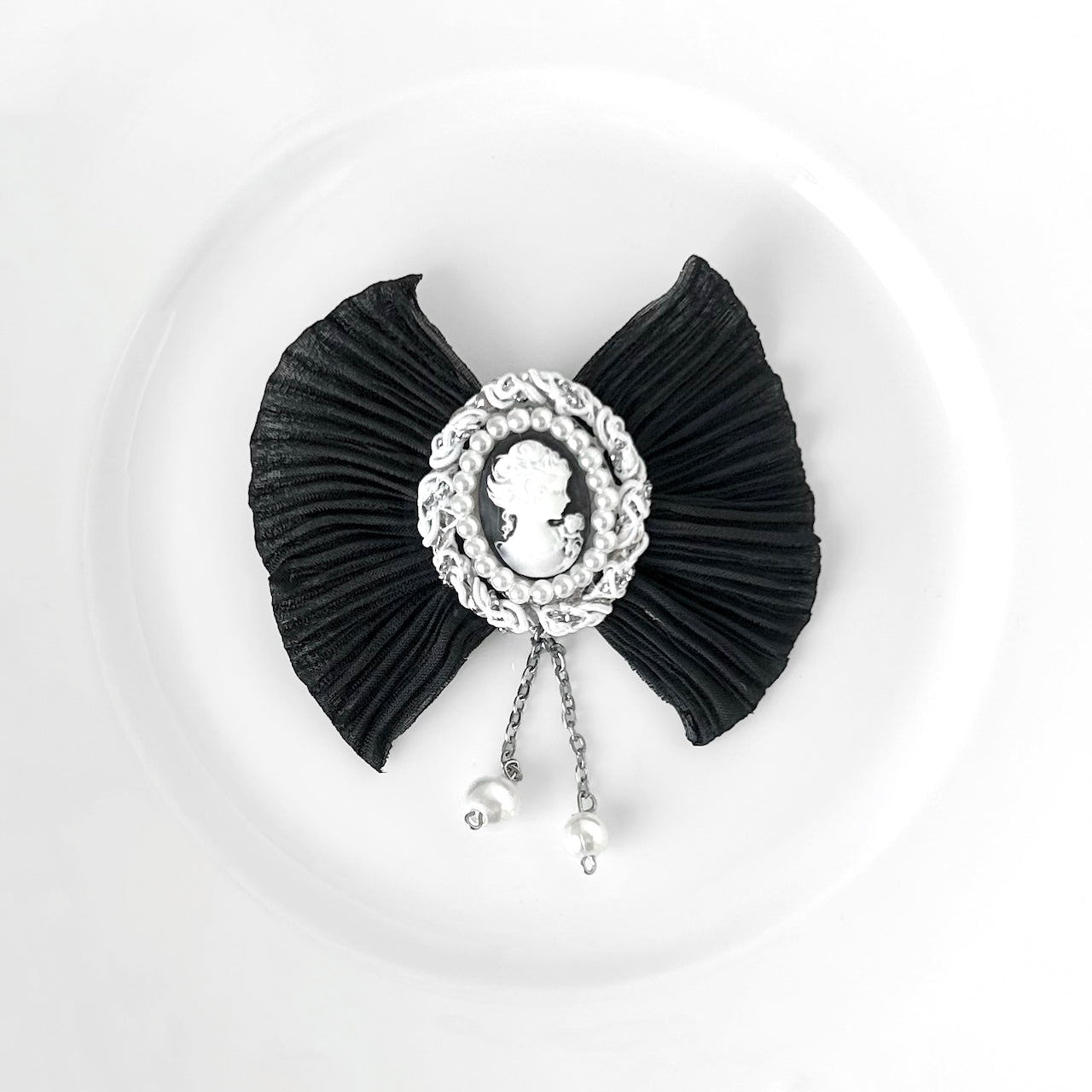 Pleated_Chiffon_Cameo_Bow_Brooch