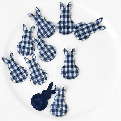 Puffy_Checkered_Bunny_Applique
