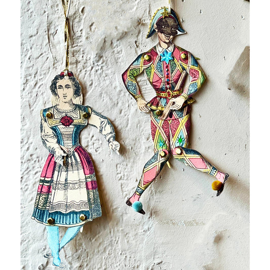 Paper Puppet Cut Out Art Cards