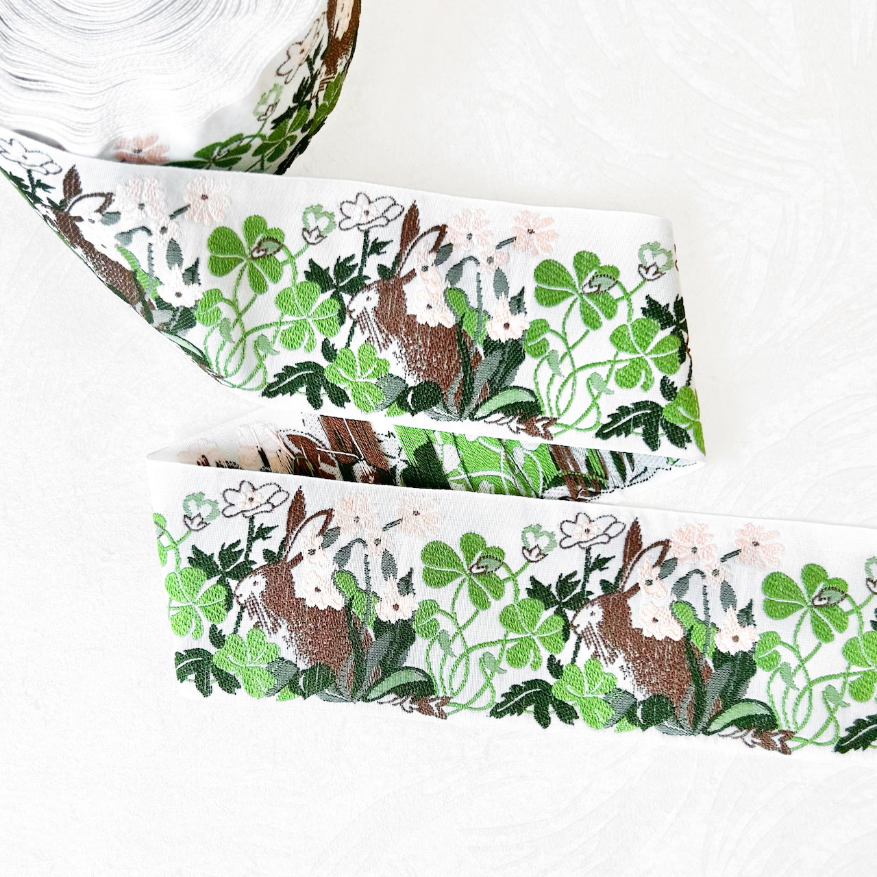 Rabbit, Organic Cotton Jacquard Ribbon - Multiple Colorways – Rose Mille
