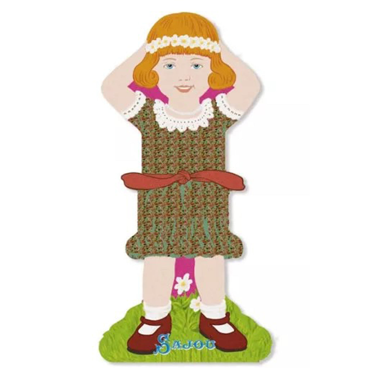 Storage Thread Ribbon Cards - Girls Family 3 - Sajou France