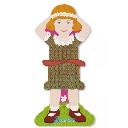 Storage Thread Ribbon Cards - Girls Family 3 - Sajou France