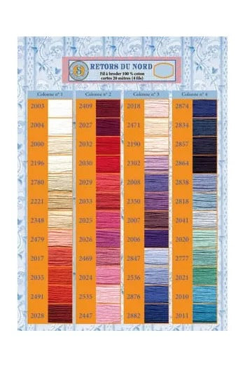 Retors du Nord Embroidery Floss - by Sajou