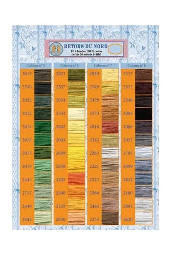 Retors du Nord Embroidery Floss - by Sajou