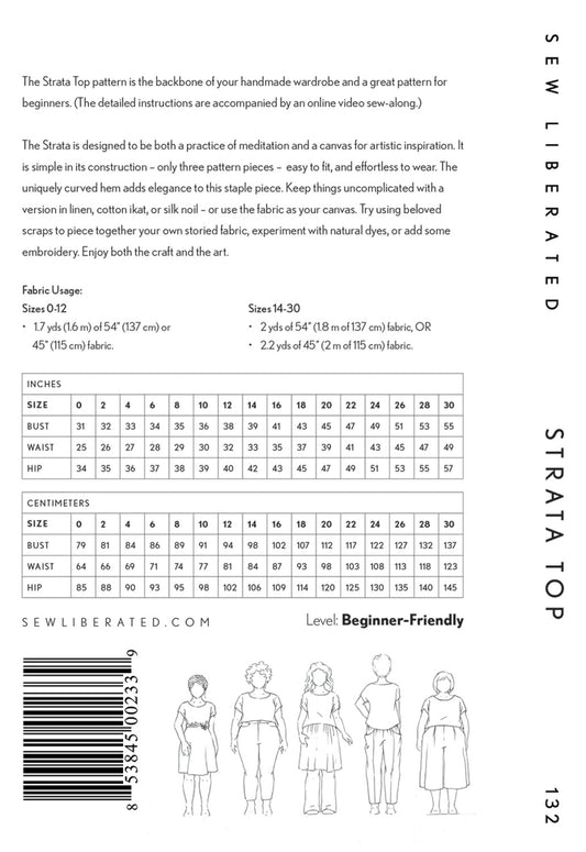 Strata Pattern by Sew Liberated