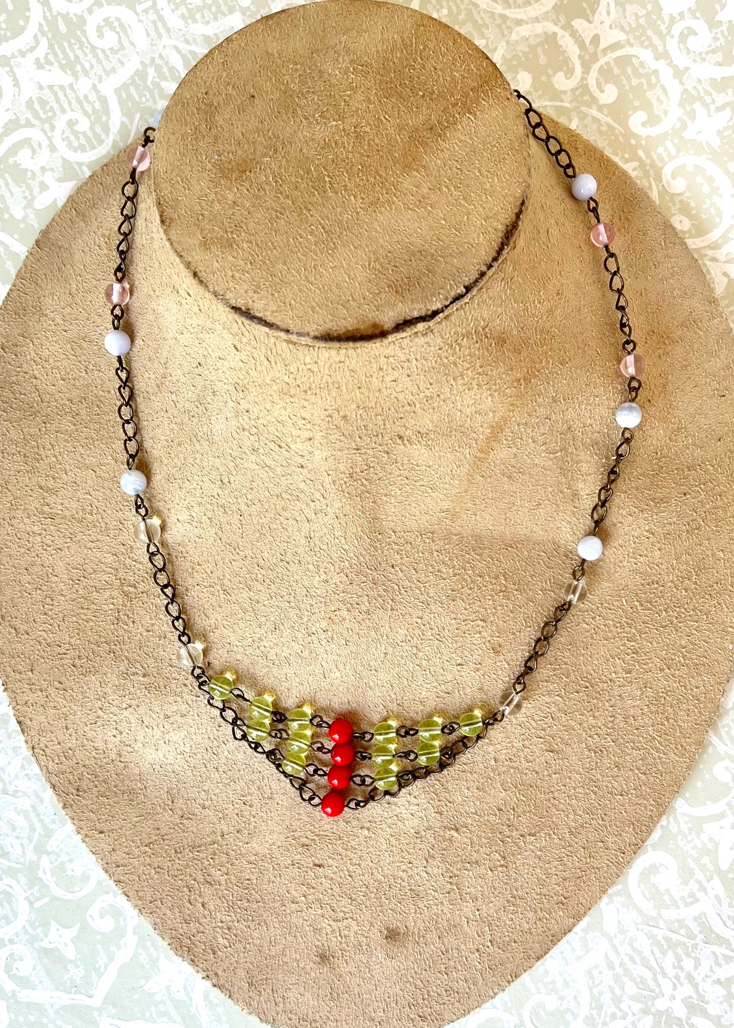 Red Center Necklace