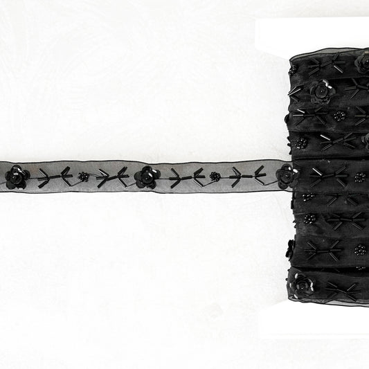 Sheer_Black_Organza_Sequin_Flower_Ribbon