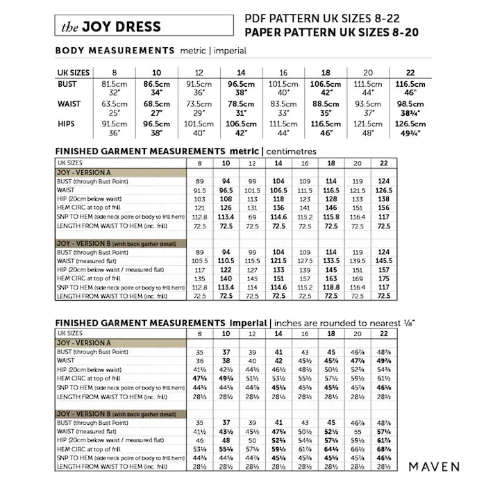 the Joy Dress - Maven Patterns