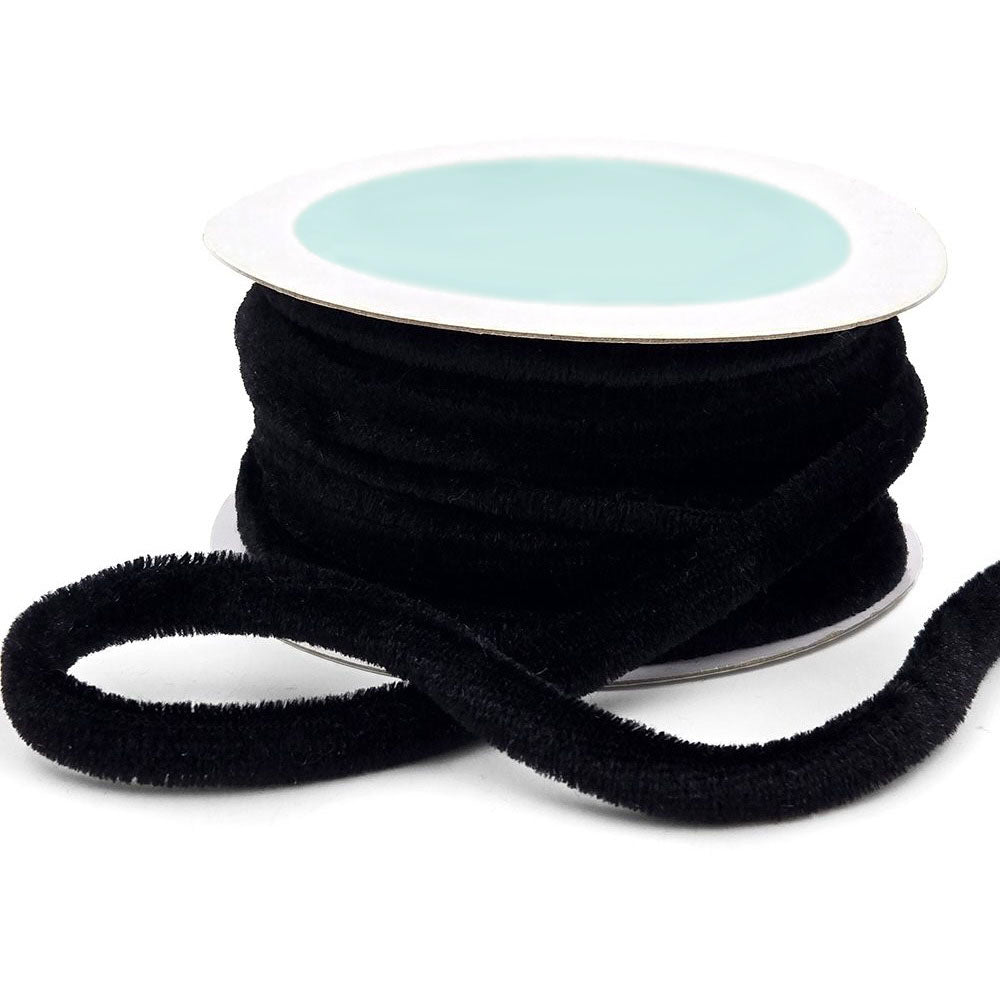 Skinny Velvet Ribbon – Rose Mille