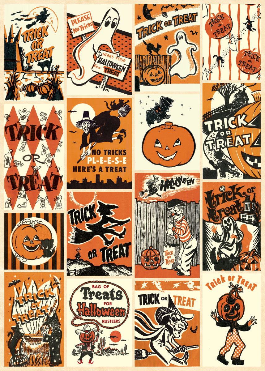 Vintage Halloween - Cavallini Wrap & Poster