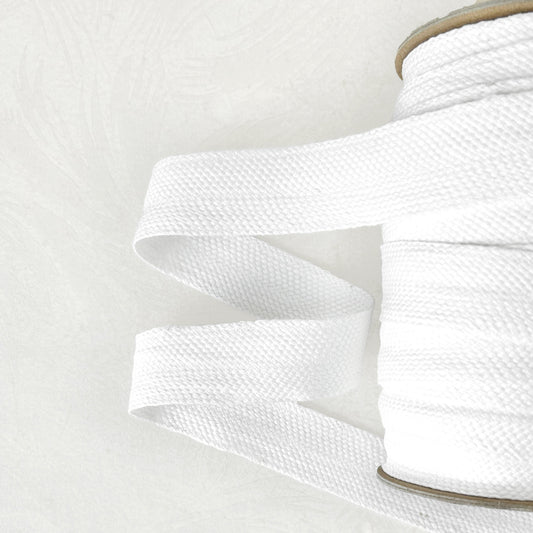 White_Cotton_Flat_Braid
