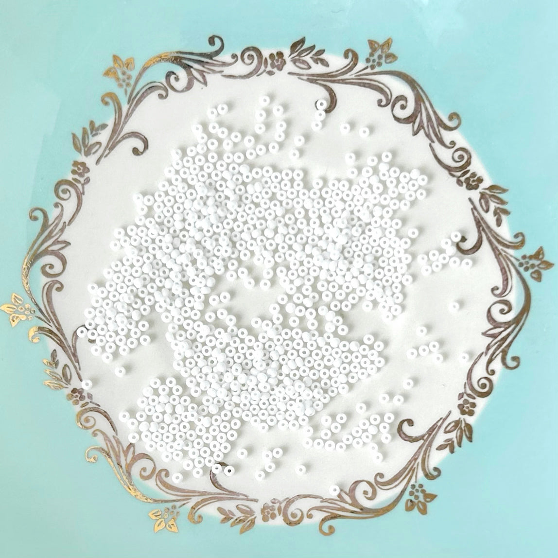 White_Glass_Seed_Beads_White