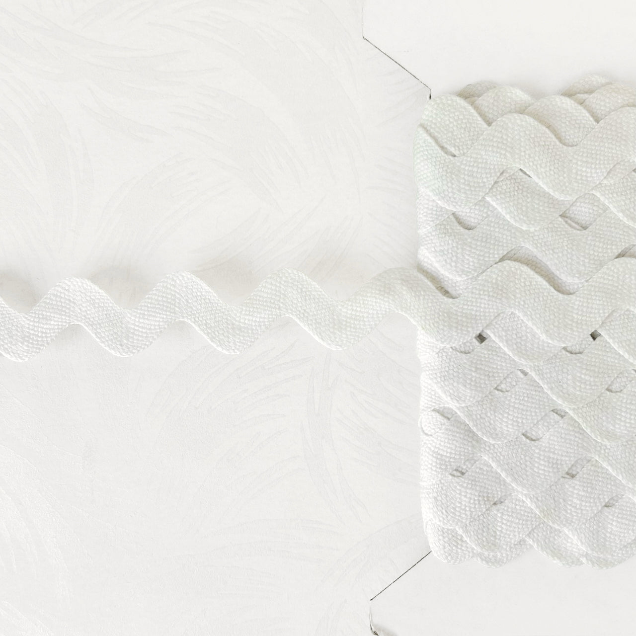 White Jumbo Rick Rack – Rose Mille