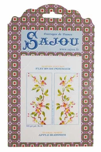 Cross Stitch Pattern - Flowers, by Sajou France
