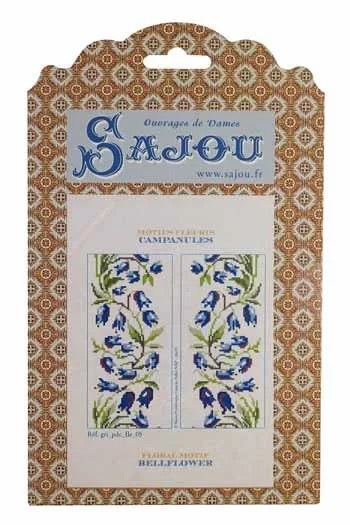 Cross Stitch Pattern - Flowers, by Sajou France