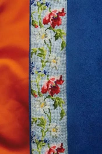 Cross Stitch Pattern - Flowers, by Sajou France