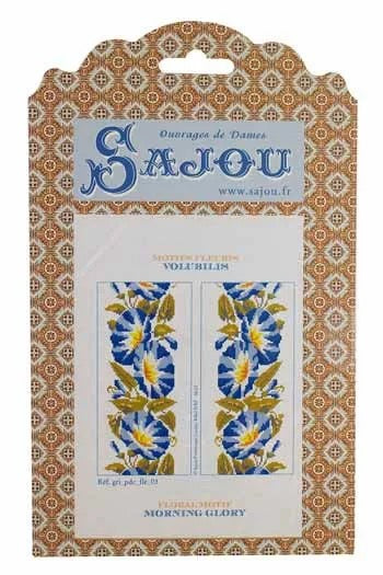 Cross Stitch Pattern - Flowers, by Sajou France