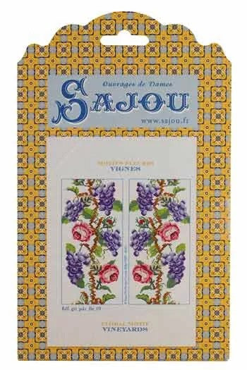 Cross Stitch Pattern - Flowers, by Sajou France