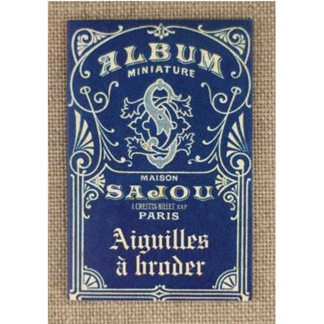 Embroidery Needles Round Point Sajou Album Booklet