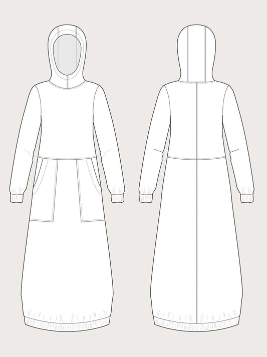 Hoodie Dress Pattern by The Assembly Line