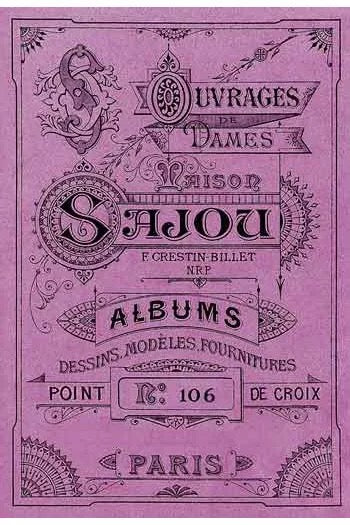 Sajou Cross Stitch Mauve Albums