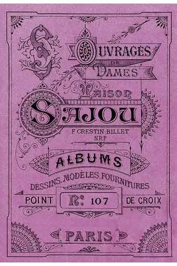 Sajou Cross Stitch Mauve Albums