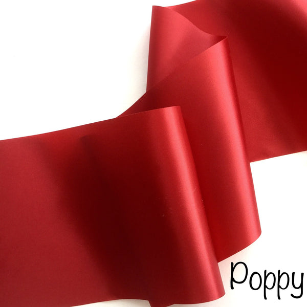 Wide Vintage Satin Ribbon – Rose Mille