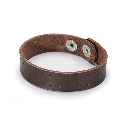 Leather Snap Bracelet