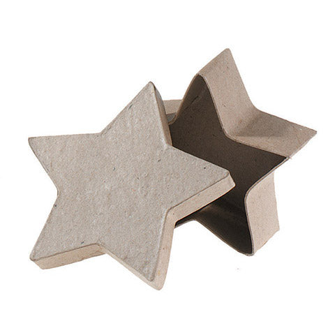 Kraft Paper Maché Star Box