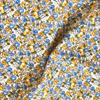 Tiny Print Cotton Flour Sack Fabric
