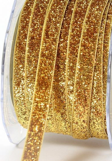 gold Metallic 3/8" ribbon