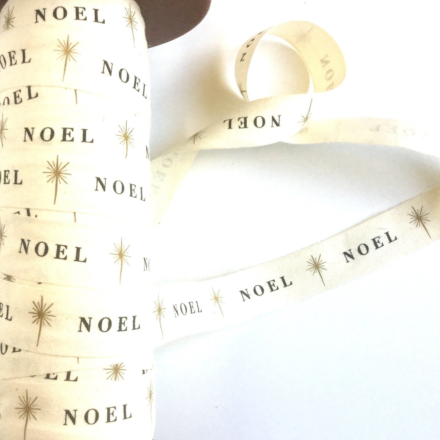 Noel - Natural Cotton Icon Ribbons