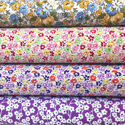 Tiny Print Cotton Flour Sack Fabric