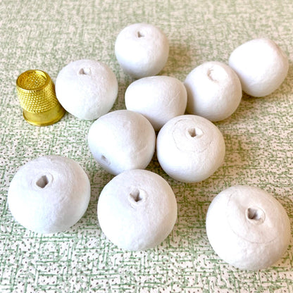 Spun Cotton Apple Shapes