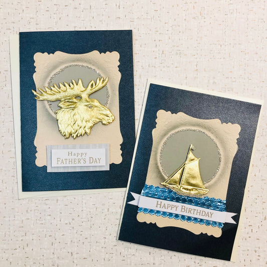 Regal Moose or Sailboat Card