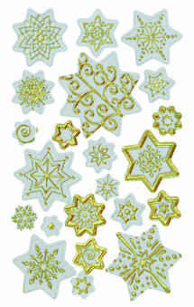 Decorated Stars Stickers