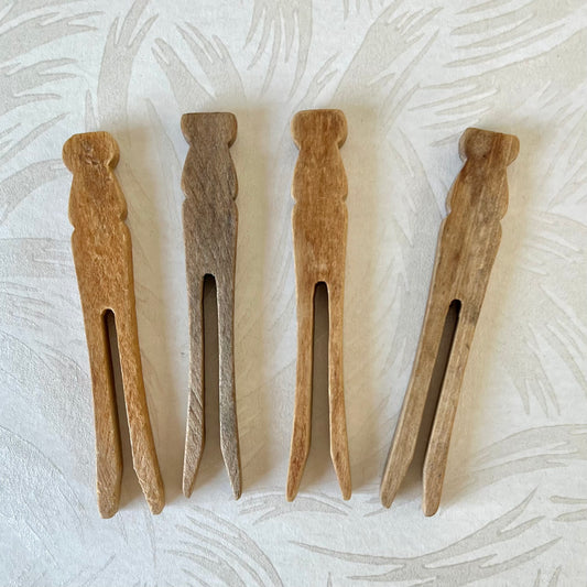 Two Pairs of Antique Clothes Pins