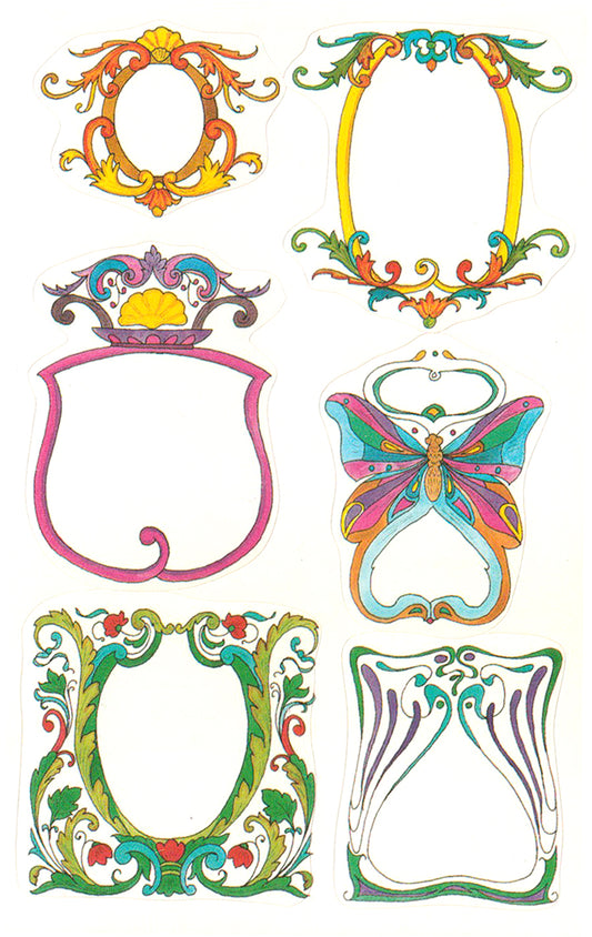 Art Nouveau Frames - Stickers