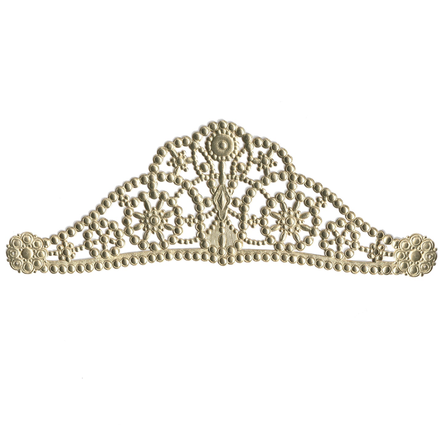 Wearable Large Tiara Crown, Dresden Paper Board