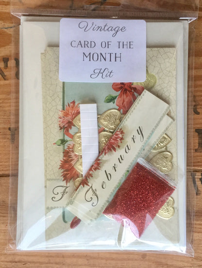 Vintage Card of the Month Kit