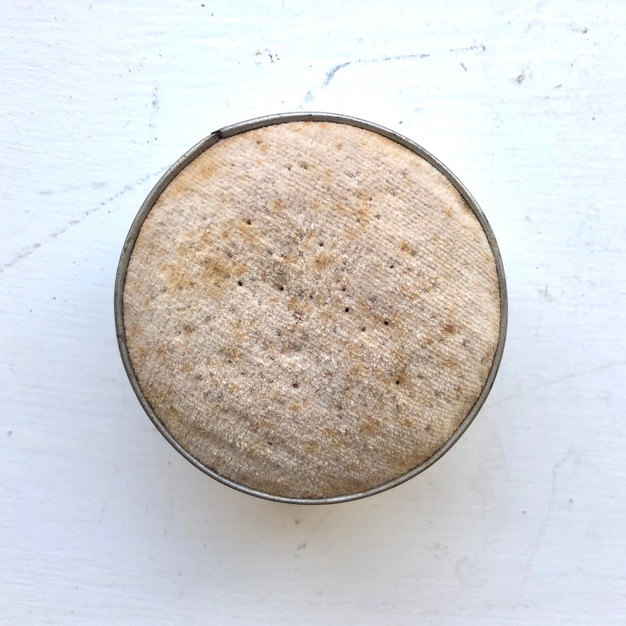 Vintage Tin Pincushion Box