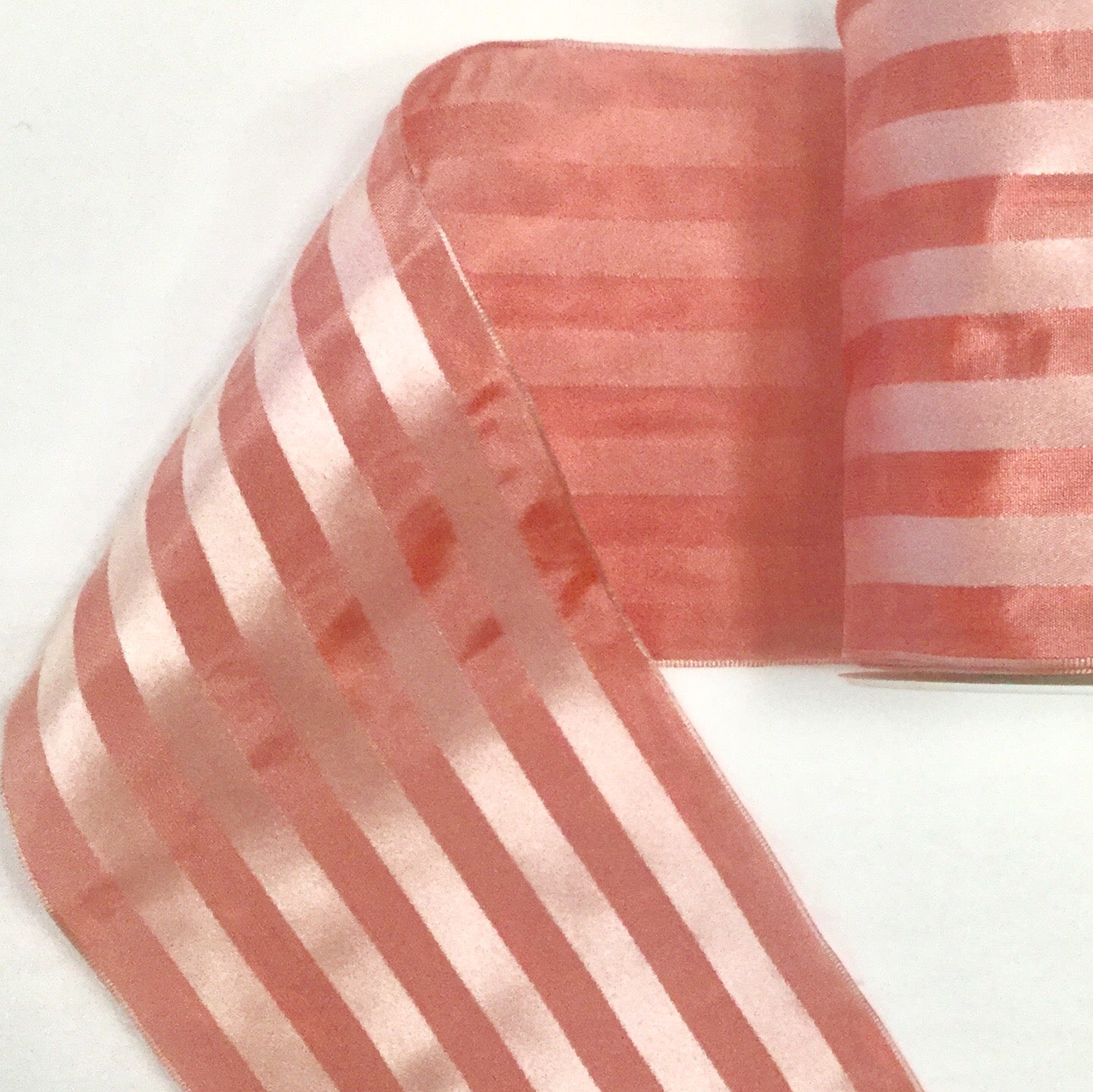 Wide Satin Taffeta Stripe Ribbon