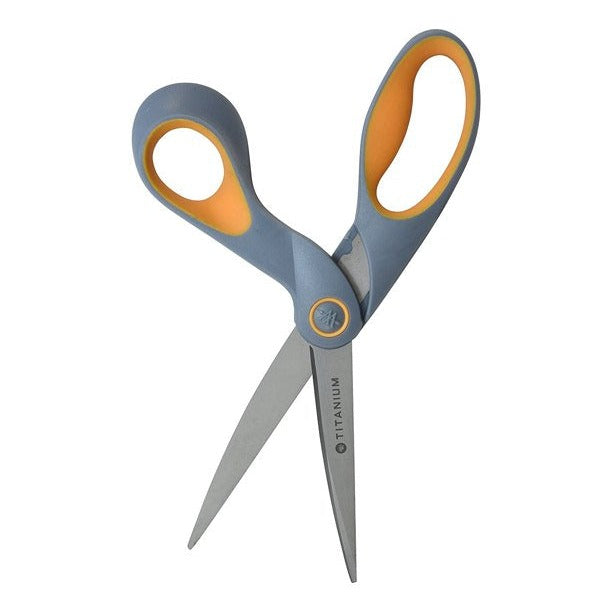 Westcott Titanium Bonded Scissors, Non Stick, 8 Inch Straight Handle