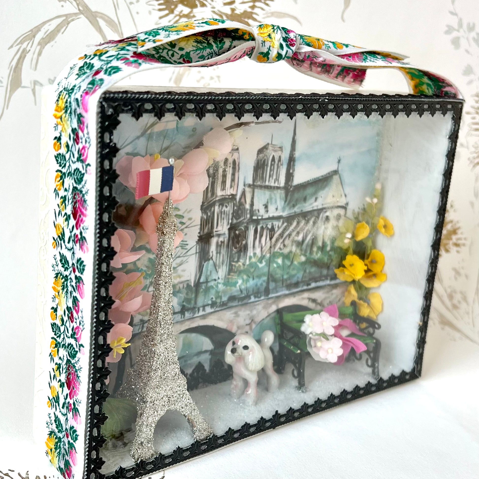 Springtime in Paris - Shadowbox Diorama Kit – Rose Mille