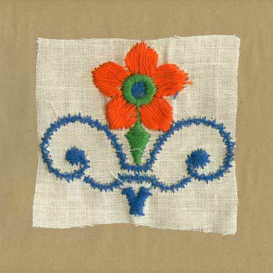 Orange_Vintage_Applique_Flower_Motif