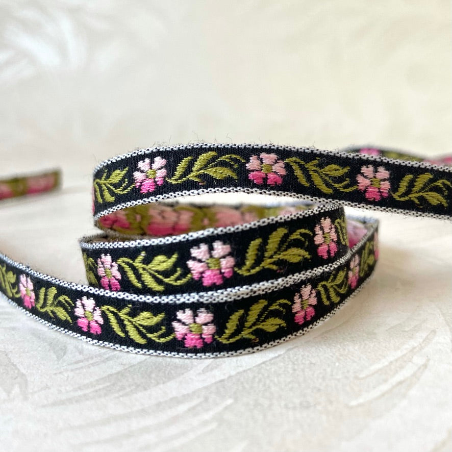 Narrow Floral Jacquard - Multiple Colorways