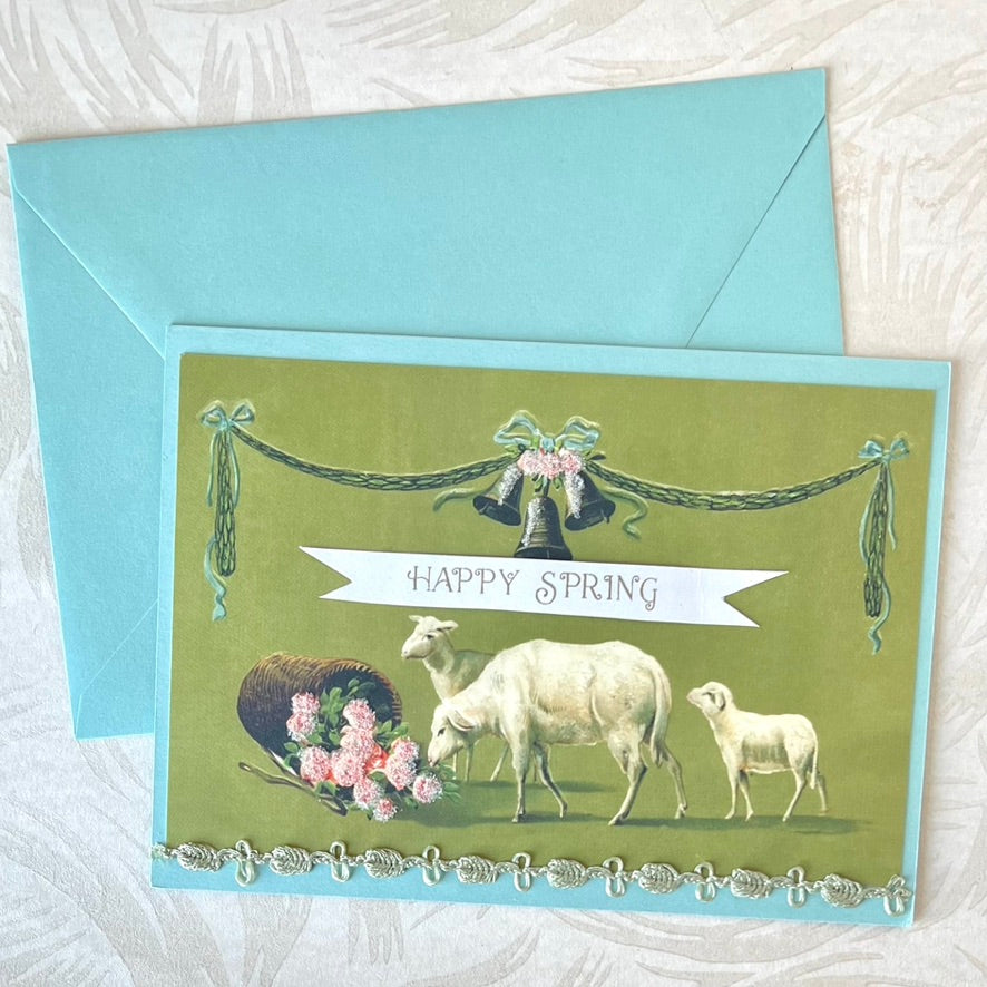 Pastoral Sheep - Hand Made Card