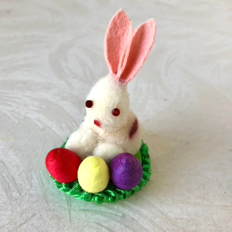 Funny Bunny Easter Rabbits with Eggs