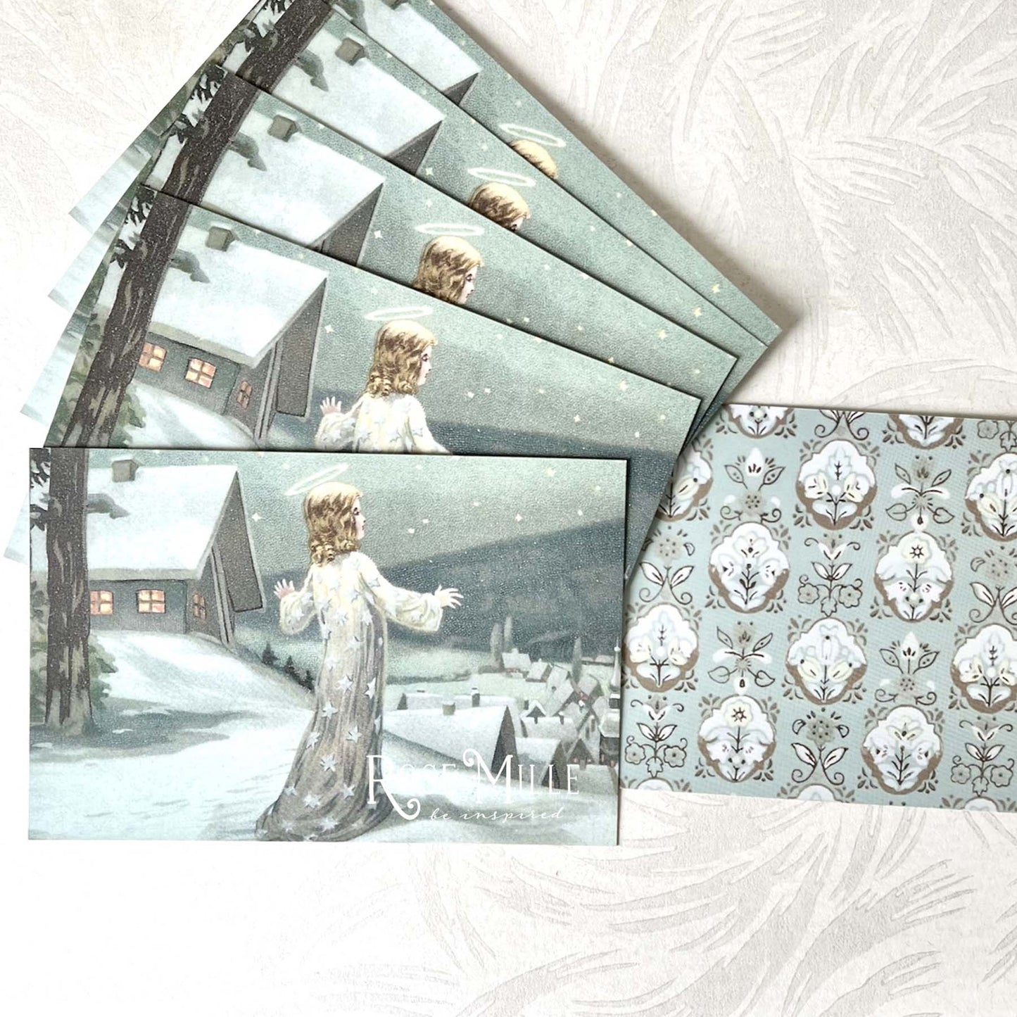 Winter Angel - Layering Cards